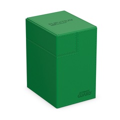 Ultimate Guard Deck Box: Flip n Tray 133+ Xenoskin Green UGD011389