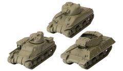 USA Tank Platoon (m3 lee, m4a1 75mm, sherman, m10 wolverine) (wot63)