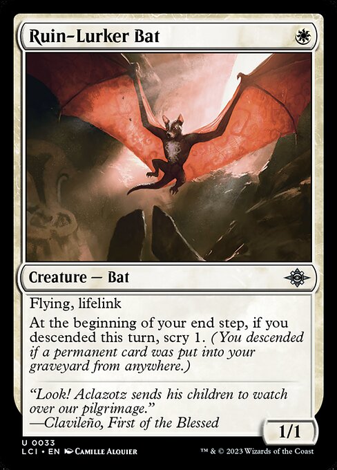 Ruin-Lurker Bat - Foil