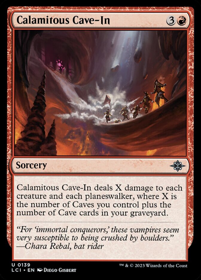 Calamitous Cave-In - Foil