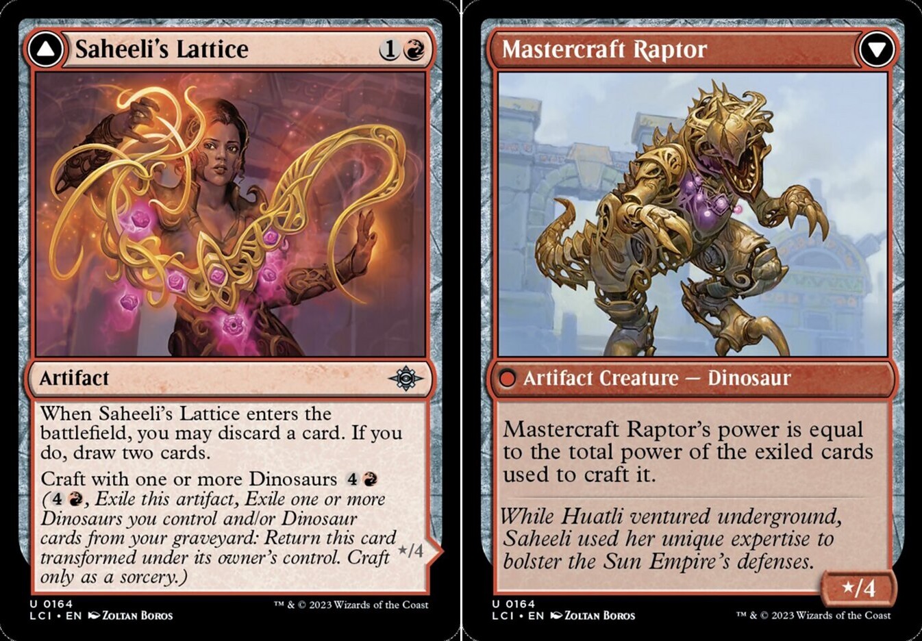 Saheelis Lattice // Mastercraft Raptor - Foil