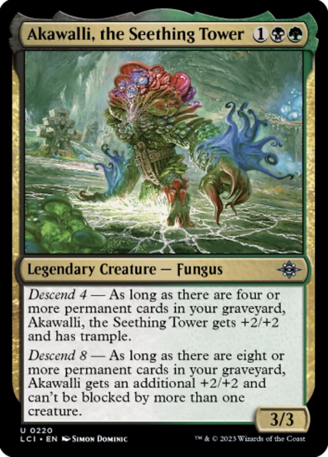 Akawalli, the Seething Tower - Foil Akawalli, the Seething Tower - Foil