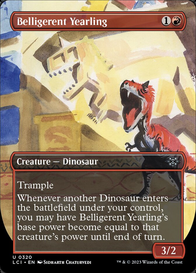 Belligerent Yearling - Foil - Borderless