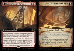 Brass's Tunnel-Grinder // Tecutlan, the Searing Rift - Extended Art