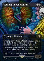 Spitting Dilophosaurus - Borderless