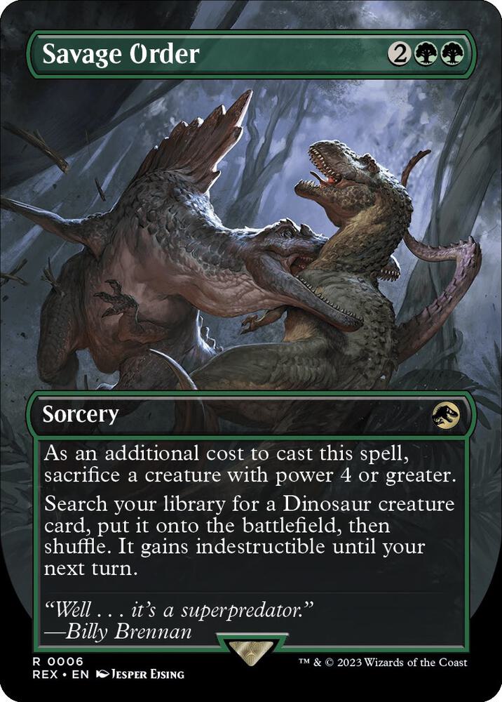 Savage Order - Foil - Borderless