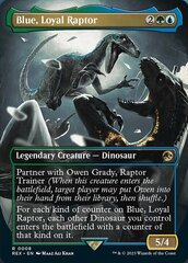 Blue, Loyal Raptor (Borderless)