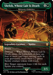 Shelob, Whose Lair Is Death - Ishkanah, Grafwidow (0516) (Borderless) - Silver Foil