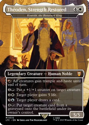 Theoden, Strength Restored - Kenrith, the Returned King - Borderless
