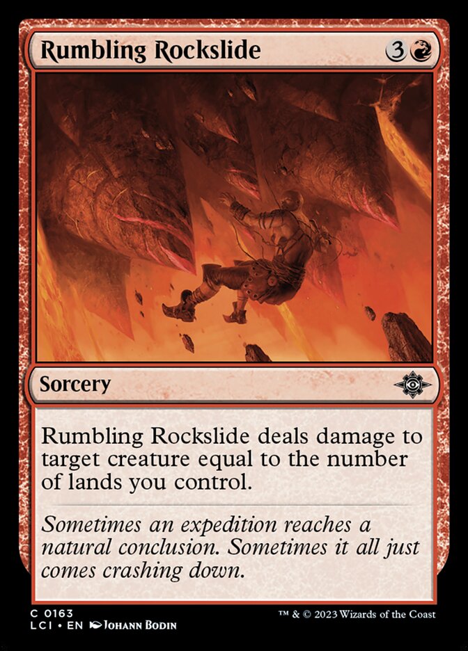 Rumbling Rockslide - Foil