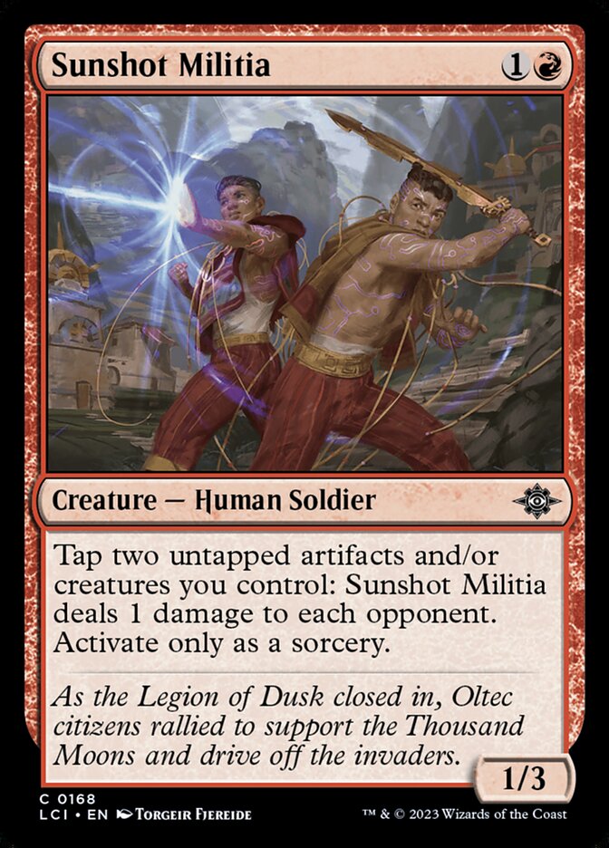 Sunshot Militia - Foil