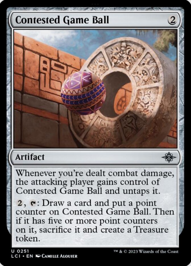 Contested Game Ball - Foil