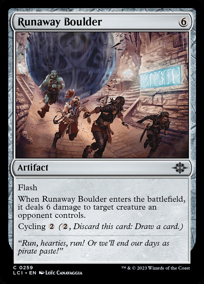 Runaway Boulder - Foil