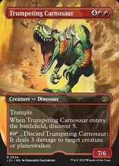 Trumpeting Carnosaur - Foil - Borderless