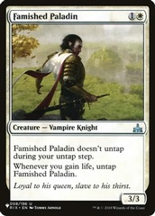 Famished Paladin - The List