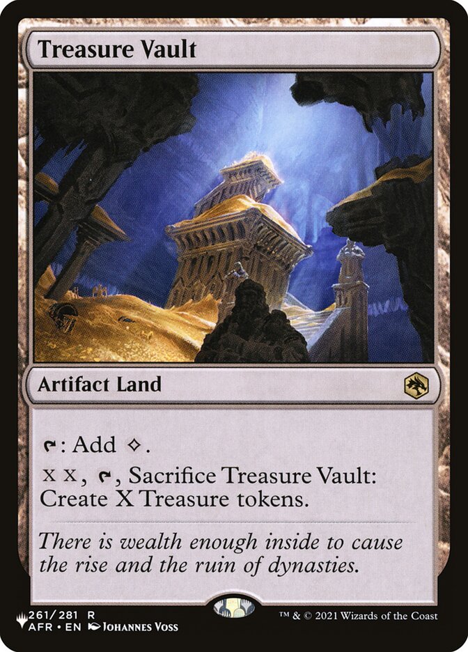 Treasure Vault - The List