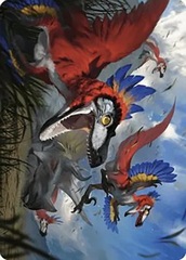 Wrathful Raptors Art Card