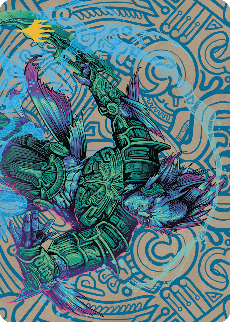 Hakbal of the Surging Soul Art Card - Gold-Stamped Signature
