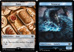 Food (022) // Tentacle (017) Double-sided Token - Surge Foil