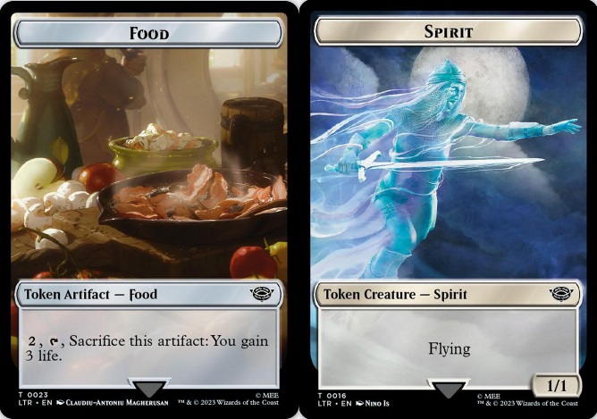 Food Token (023) // Spirit Token (016) - Surge Foil