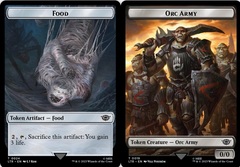 Food (024) // Orc Army (019) Double-sided Token - Surge Foil