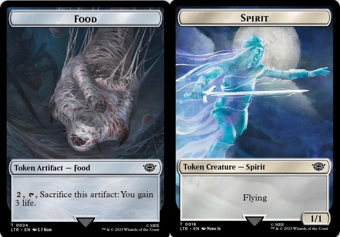 Food Token (024) // Spirit Token (016) - Surge Foil