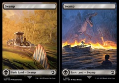 Swamp (0023) - Foil Double-sided Land (Jurassic Park)