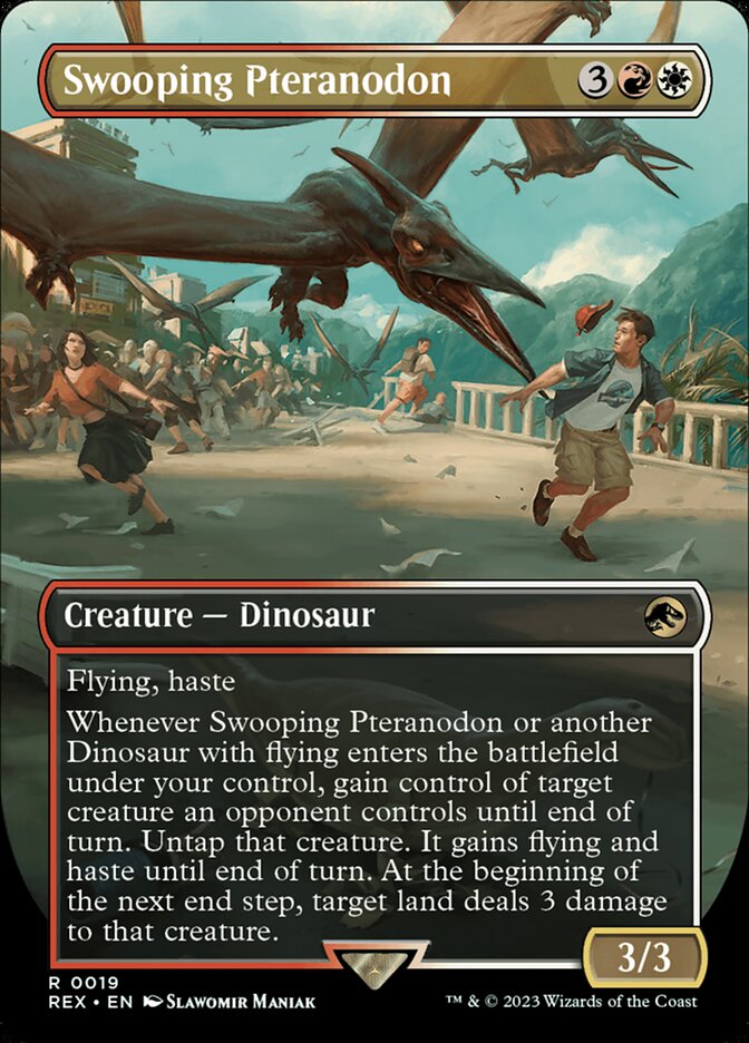 Swooping Pteranodon - Borderless