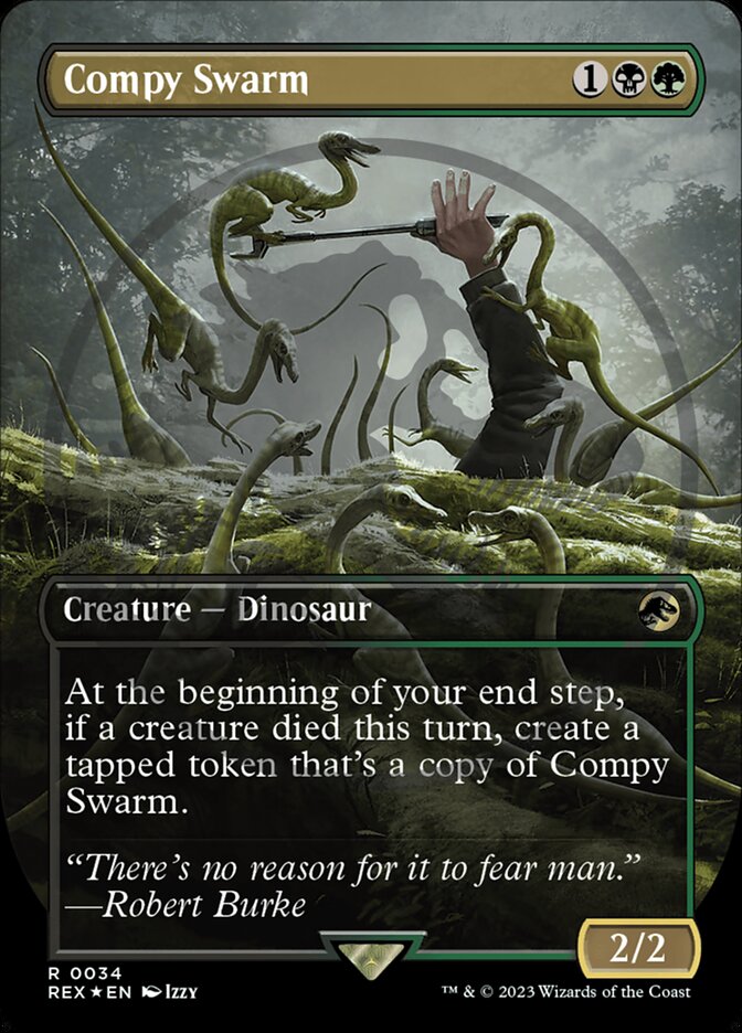 Compy Swarm - Foil - Borderless - Emblem