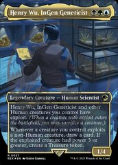 Henry Wu, InGen Geneticist ~~ Borderless - Foil - Emblem