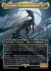 Indoraptor, the Perfect Hybrid (0040) (Borderless) - Foil Emblem