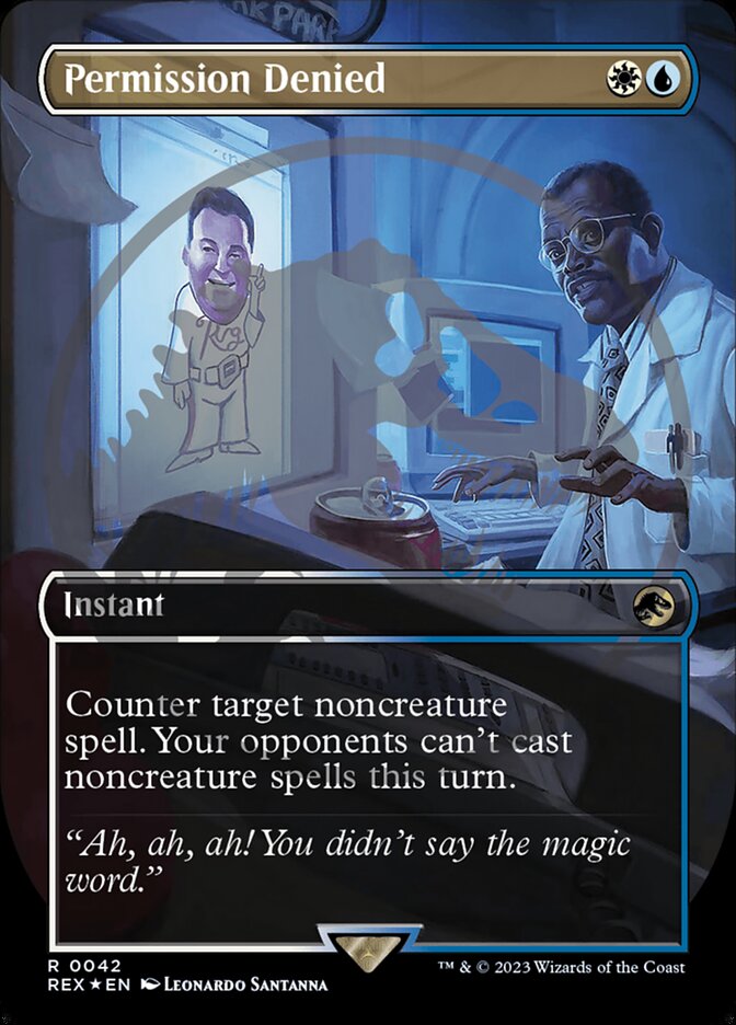 Permission Denied - Foil - Borderless - Emblem