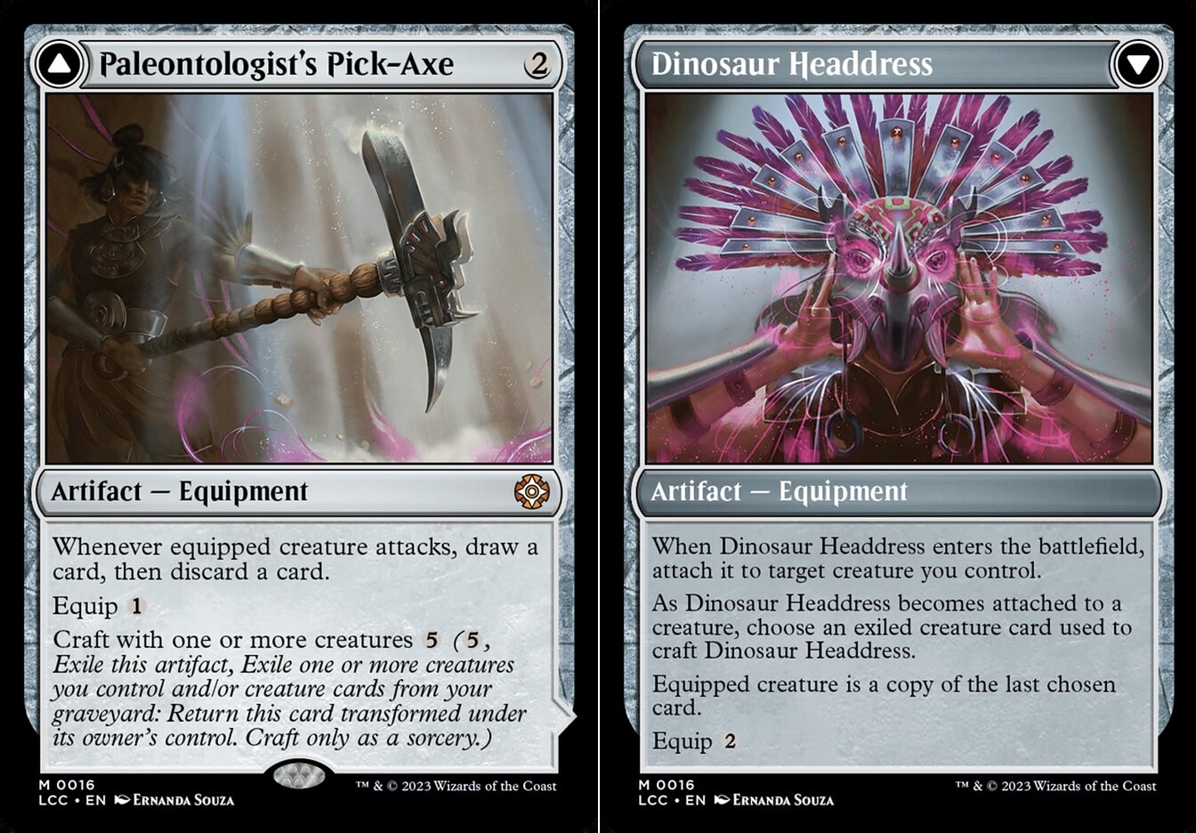 Paleontologists Pick-Axe // Dinosaur Headdress