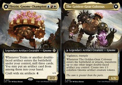 Tetzin, Gnome Champion // The Golden-Gear Colossus - Extended Art