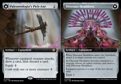 Paleontologist's Pick-Axe // Dinosaur Headdress (0036) (Extended Art) - Foil