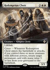 Redemption Choir - Foil - Extended Art