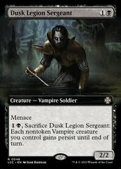 Dusk Legion Sergeant - Foil - Extended Art