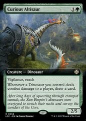 Curious Altisaur - Foil - Extended Art