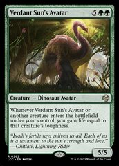 Verdant Sun's Avatar - Commander: Lost Caverns of Ixalan