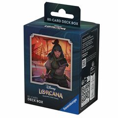 Disney Lorcana: Rise of the Floodborn 80-Card Deck Box - Mulan