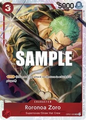 Roronoa Zoro - OP01-025 - P - Foil (Ultra Deck: The Three Captains)