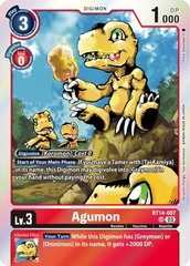 Agumon - BT14-007 - SR - Foil