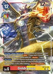 Goldramon - BT14-018 - R - Foil