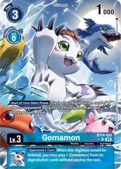 Gomamon - BT14-020 - SR (Alternate Art) - Foil