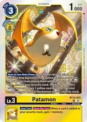 Patamon - BT14-033 - SR - Foil