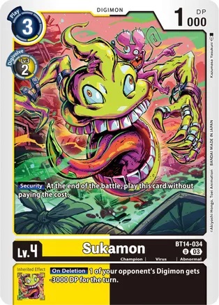 Sukamon - BT14-034 - U