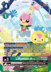 Lillymon Ace - BT14-049 - SR (English Exclusive Alternate Art) - Foil