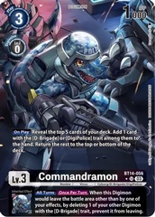 Commandramon - BT14-056 - SR (Alternate Art) - Foil