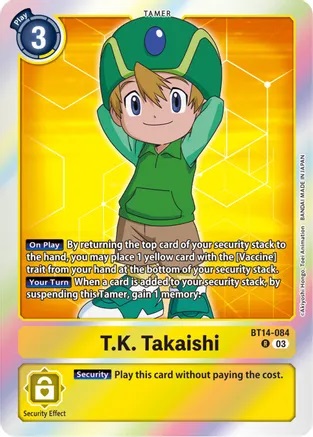 T.K. Takaishi - BT14-084 - R - Foil