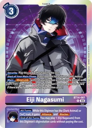 Eiji Nagasumi - BT14-087 - R - Foil